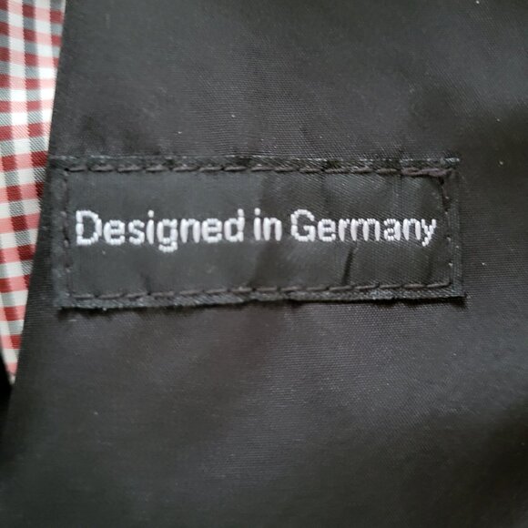 BUGATTI Vintage Men's Coat Black | Size 44R L - XL | Designed In Germany - Picture 7 of 16